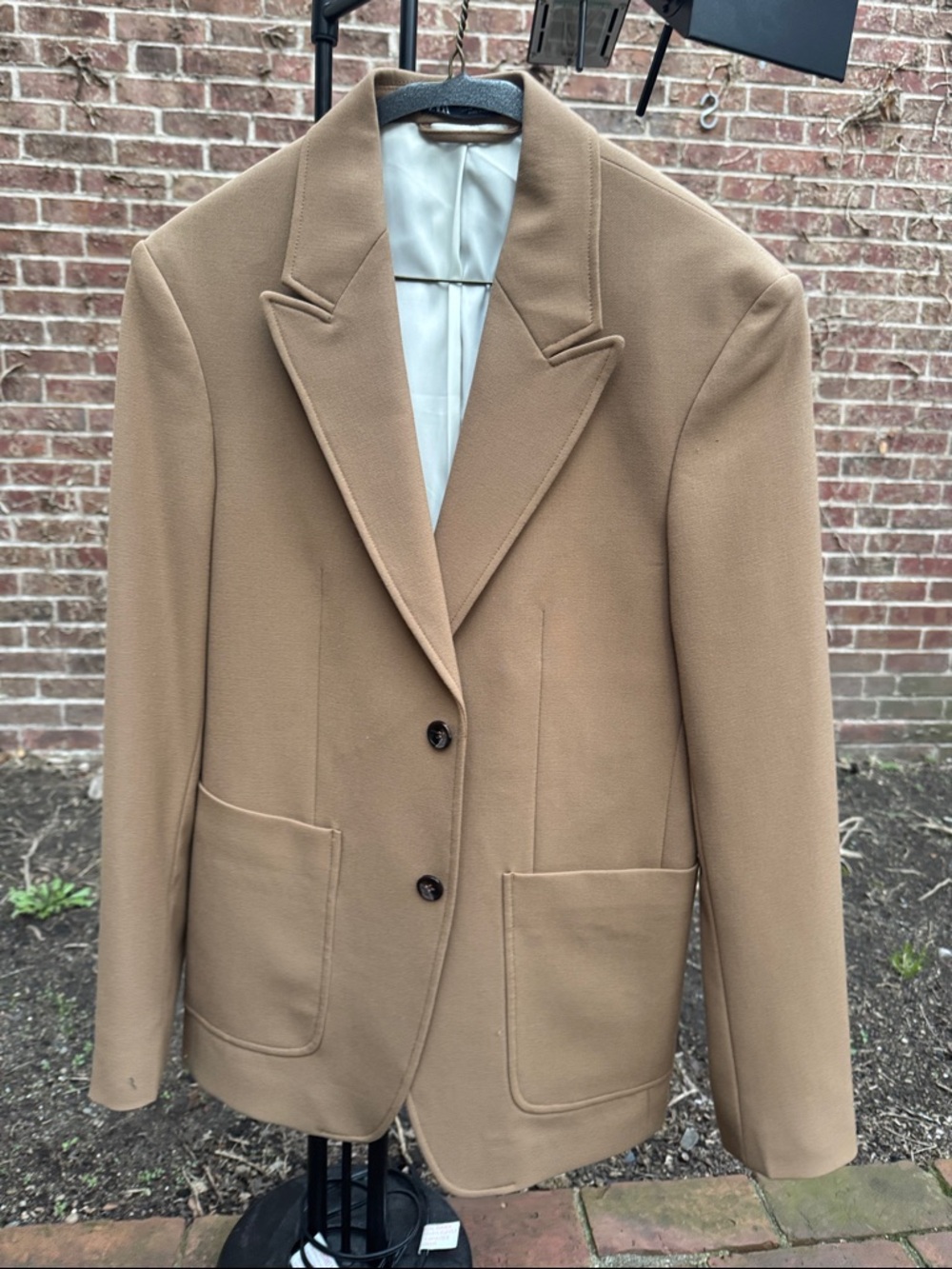 Zara Camel Tan Blazer Sport Coat